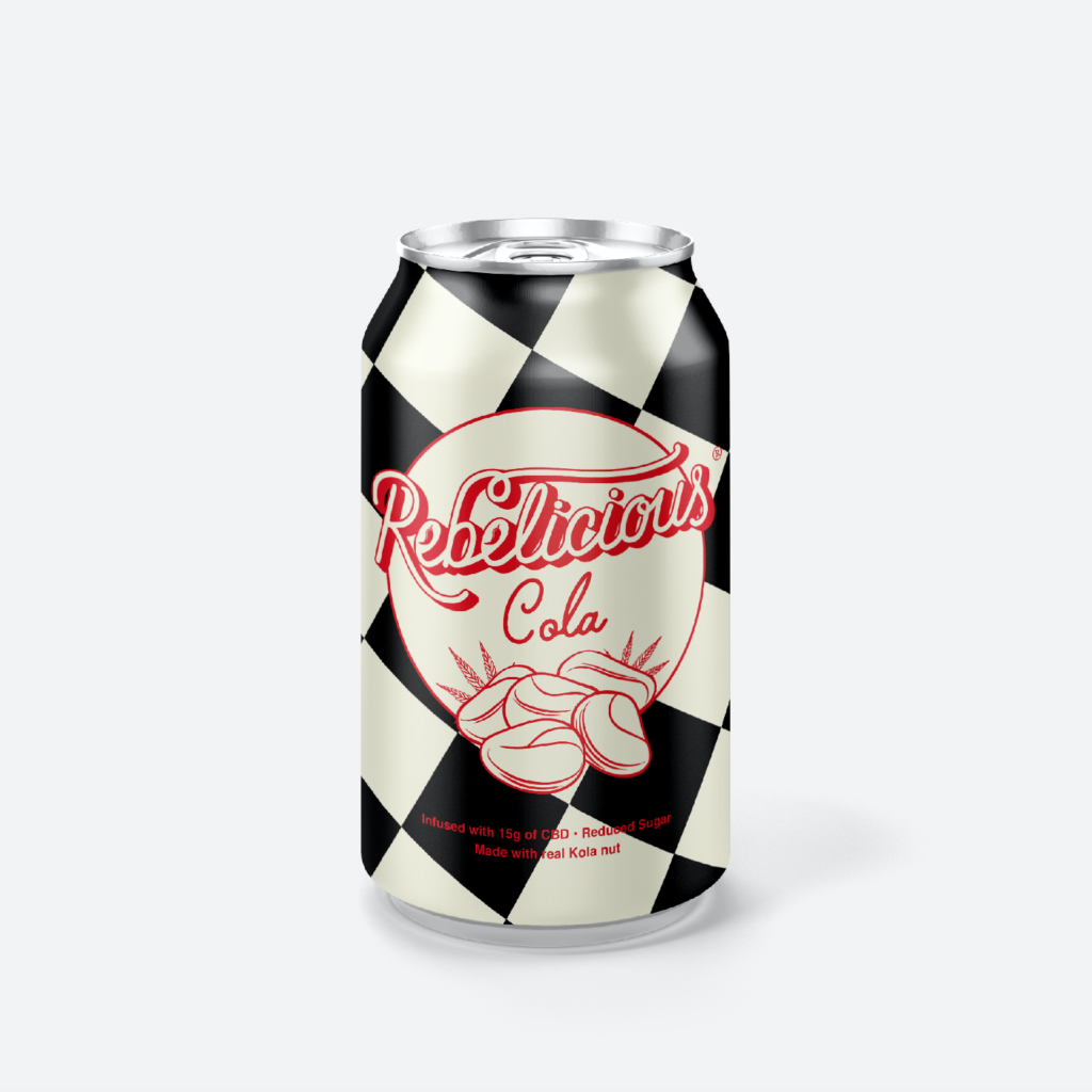 american diner cola can packaging design