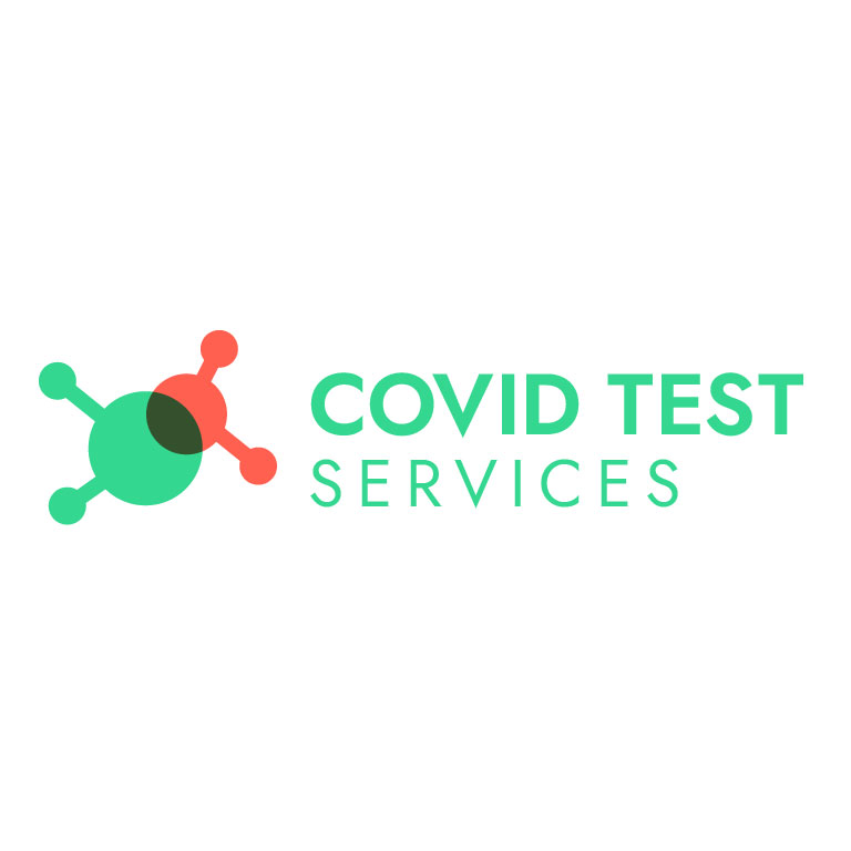 covid test services logo design