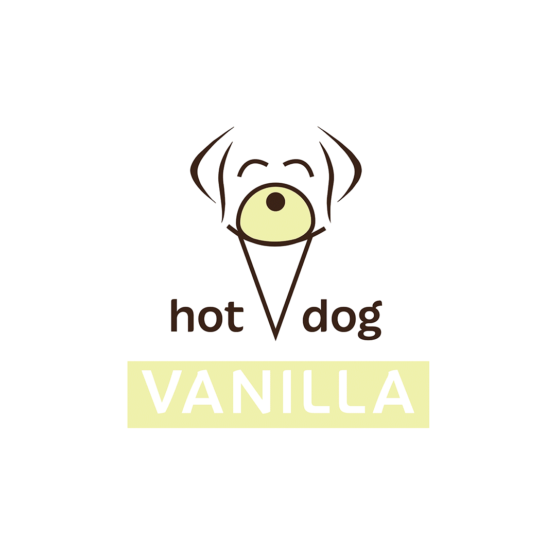 hot dog ice cream logo design