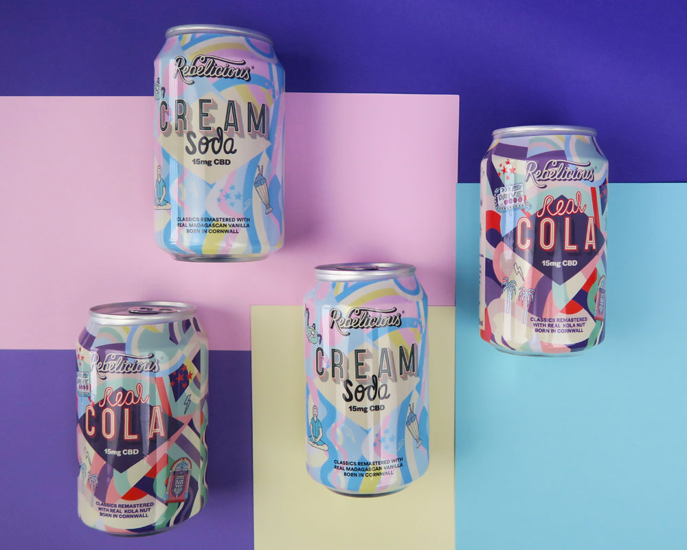 rebelicious drinks product photography