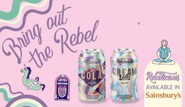 bring out the rebel cbd drink ad anaimation