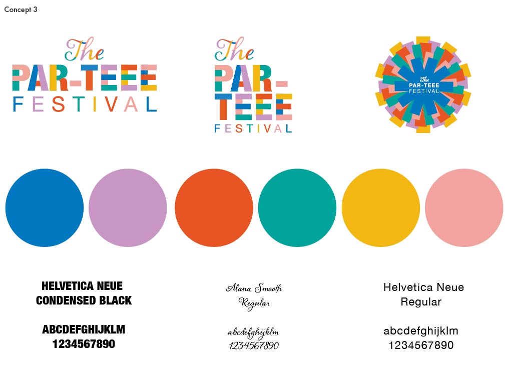 the par-teee festival design concept 3