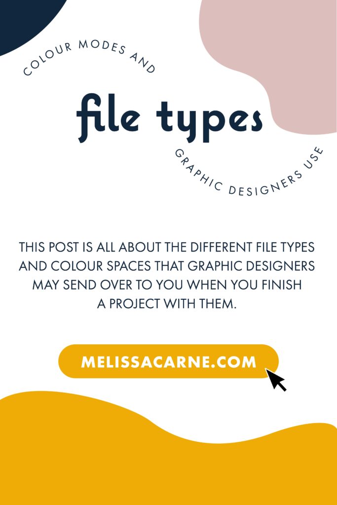 file types graphic designer use